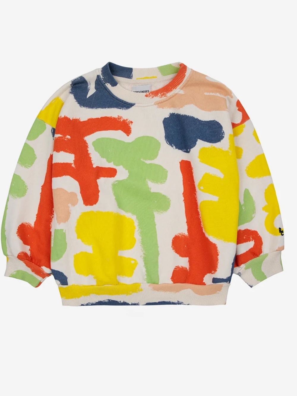 Bobo Choses Carnival All Over Abstract Stroke Sweatshirt